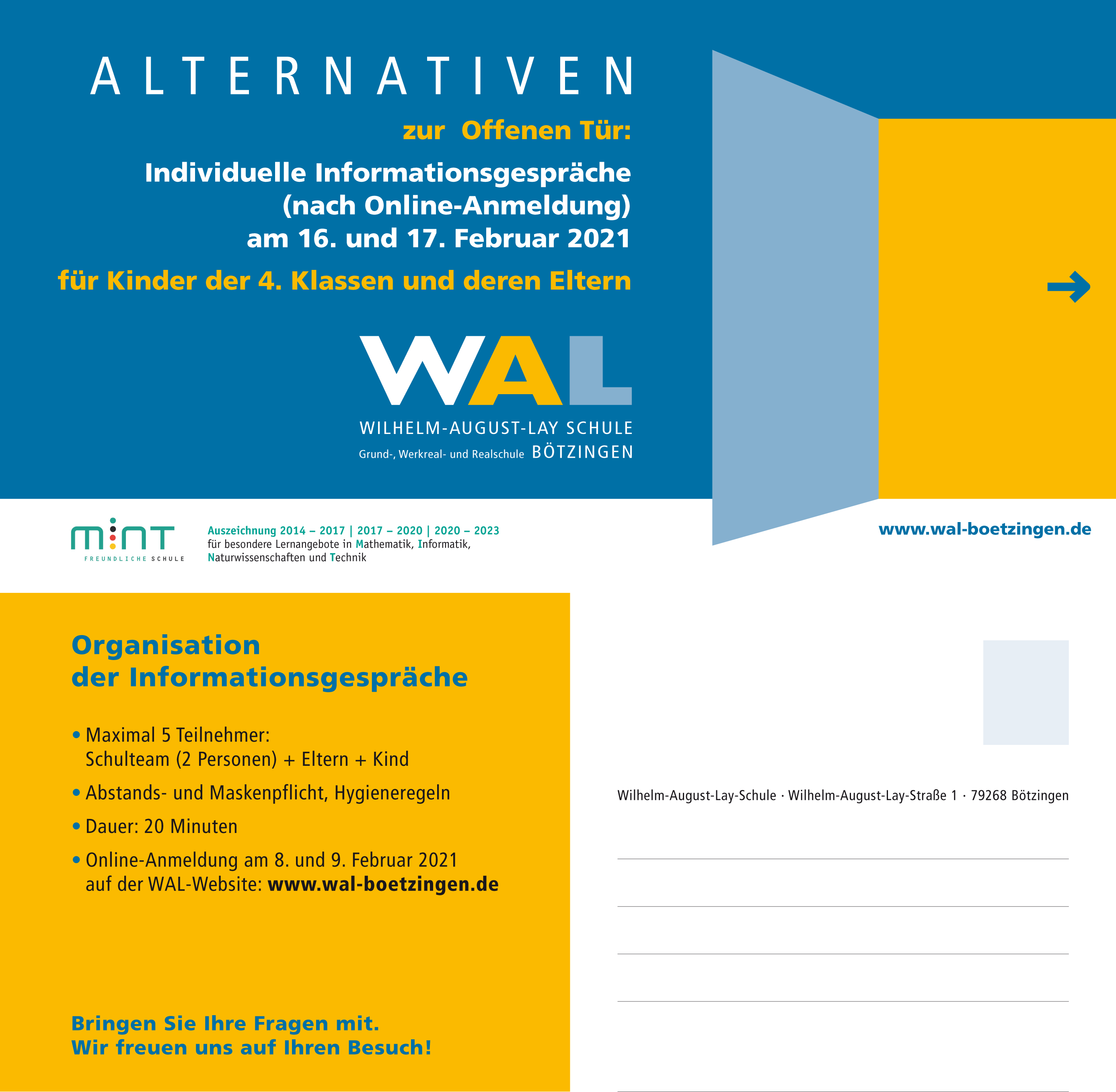 tag der offenen tuer 2021